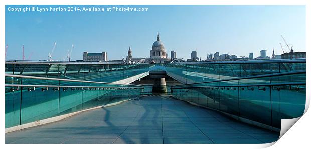 St Pauls at Dawn Print by Lynn hanlon