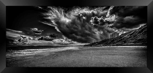 Spectacular Clouds in Mono Framed Print by Jennie Franklin