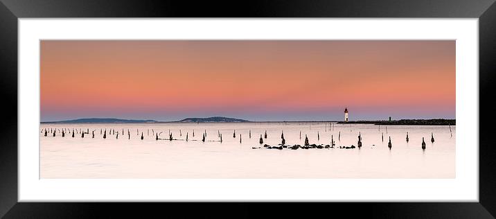 Lighthouse Framed Mounted Print by Iksung Nah