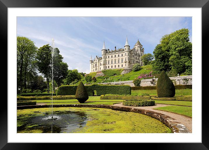 Dunrobin Castle Framed Mounted Print by Grant Glendinning