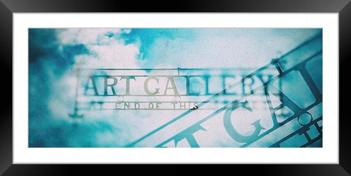 Aberdeen Art Gallery Framed Mounted Print by Vicky Mitchell