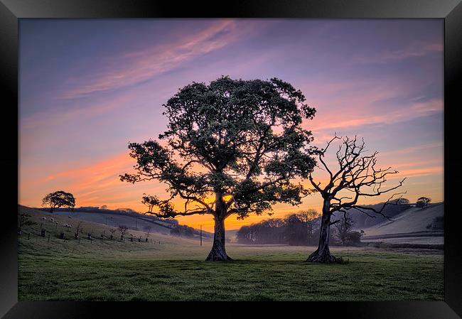North Devon Sunrise Framed Print by Dave Wilkinson North Devon Ph
