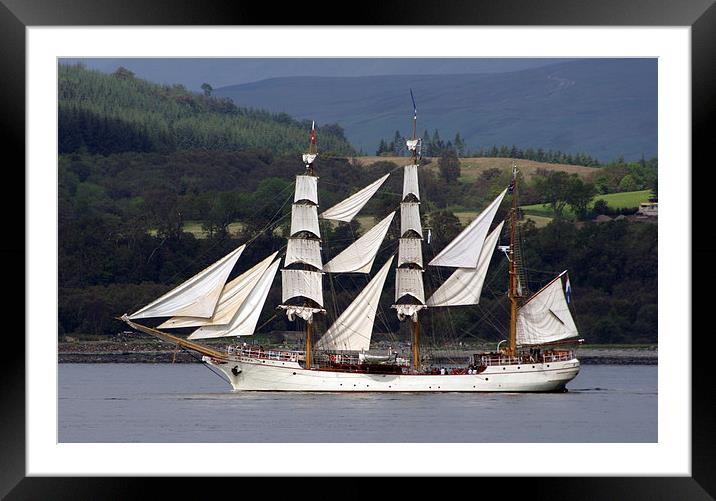 Europa on the Clyde Framed Mounted Print by Peter Struthers