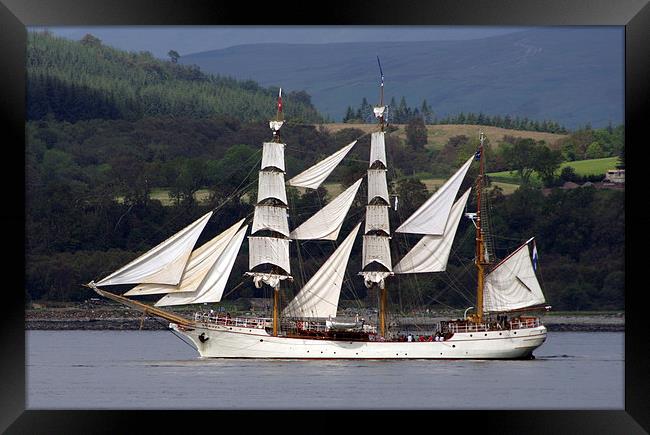 Europa on the Clyde Framed Print by Peter Struthers