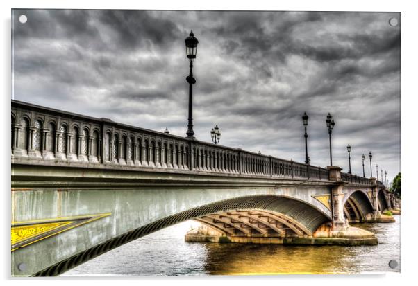 Battersea Bridge London Acrylic by David Pyatt