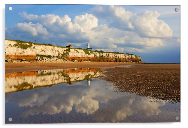 Old Hunstanton Reflection Acrylic by Adrian Searle