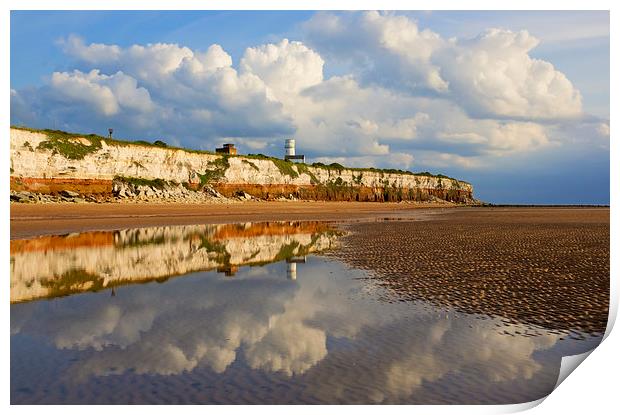 Old Hunstanton Reflection Print by Adrian Searle