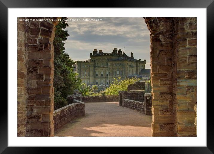 Rampart to Culzean Framed Mounted Print by Chris Archer