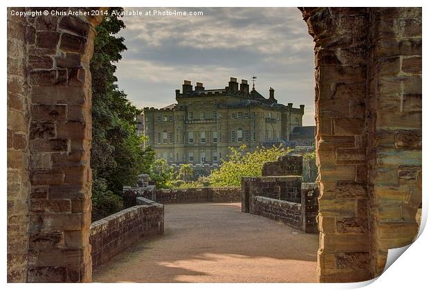 Rampart to Culzean Print by Chris Archer