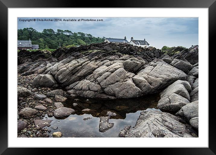 Number One Rock Pool Framed Mounted Print by Chris Archer