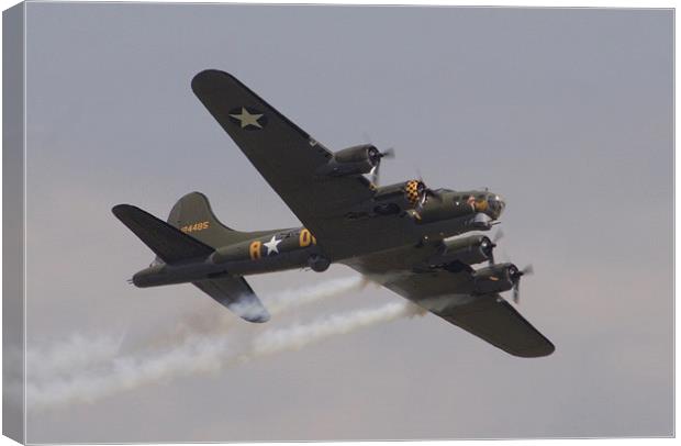 Memphis Belle Canvas Print by Peter Struthers