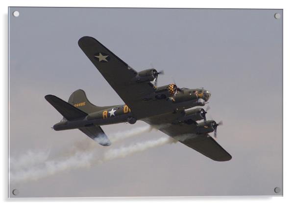 Memphis Belle Acrylic by Peter Struthers