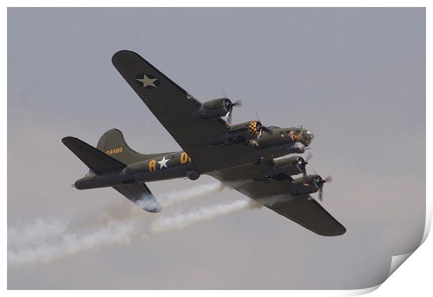 Memphis Belle Print by Peter Struthers