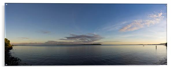 Fijian dawn Acrylic by David Clark