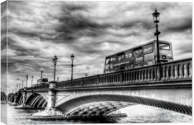 Battersea Bridge London Canvas Print by David Pyatt