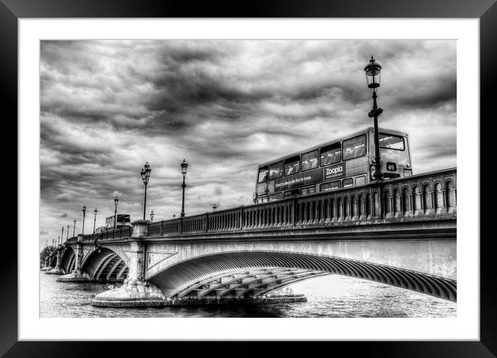 Battersea Bridge London Framed Mounted Print by David Pyatt