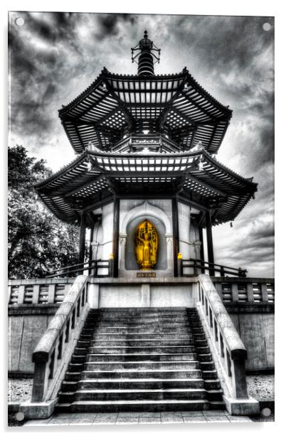 The Pagoda Acrylic by David Pyatt