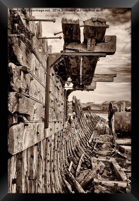Gone to Wreck & Ruin Framed Print by Sharpimage NET