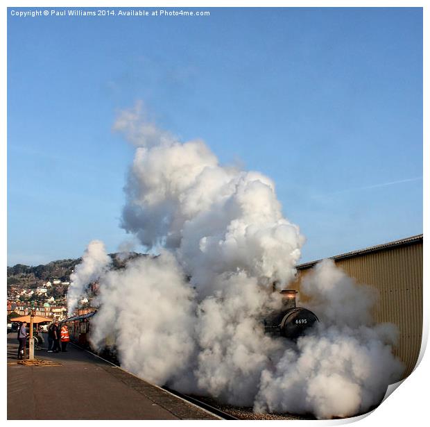 Blowing Off Steam Print by Paul Williams