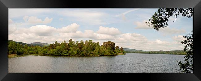 Loch of Lowes Panorama Framed Print by Andy Heap