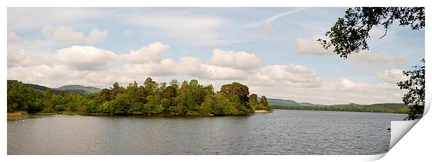 Loch of Lowes Panorama Print by Andy Heap
