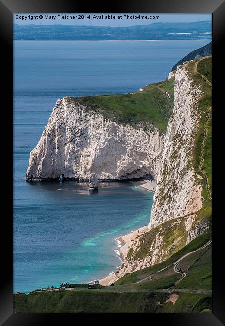 Jurassic Coast, Dorset Framed Print by Mary Fletcher