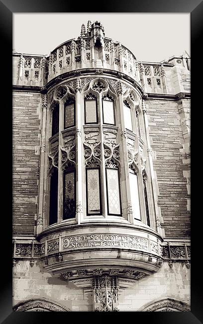 Duo tone of Yale Law School Framed Print by james balzano, jr.