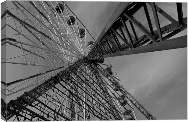 Ferris Wheel Canvas Print by Ian Eve