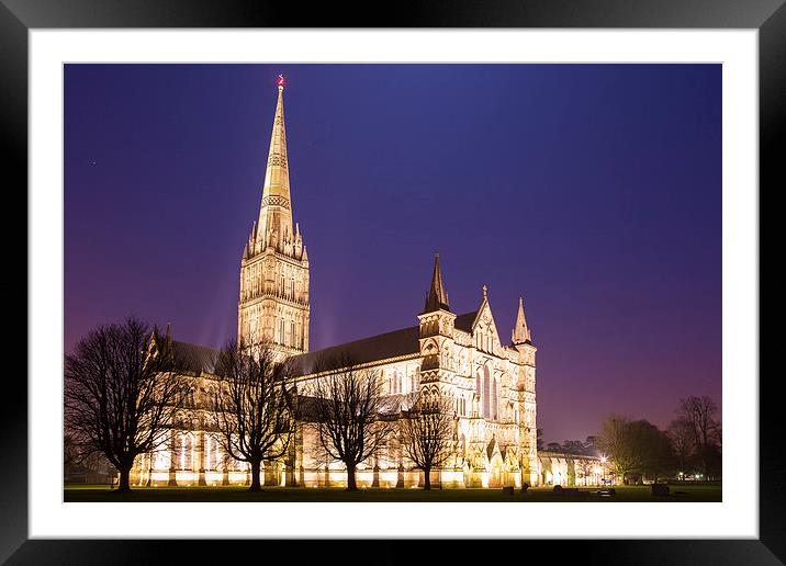 Salisbury Cathedral Framed Mounted Print by Ian Middleton