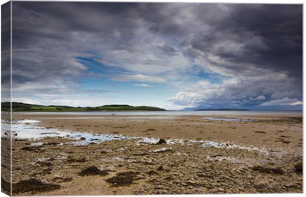 Opening at Ettrick bay Canvas Print by Angie Morton