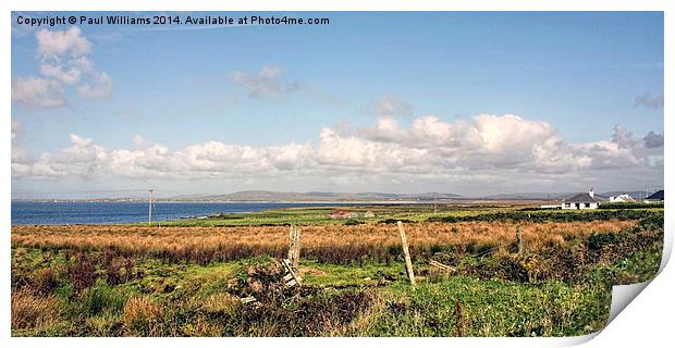 Coastal Landscape in County Mayo Print by Paul Williams