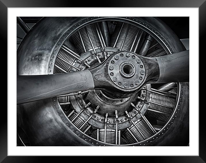 Radial Prop Framed Mounted Print by Gareth Burge Photography