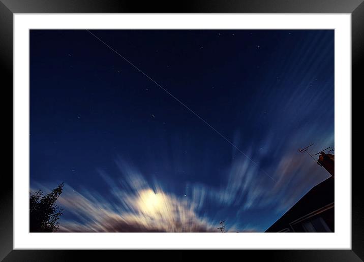 International Space Station Framed Mounted Print by Wayne Molyneux