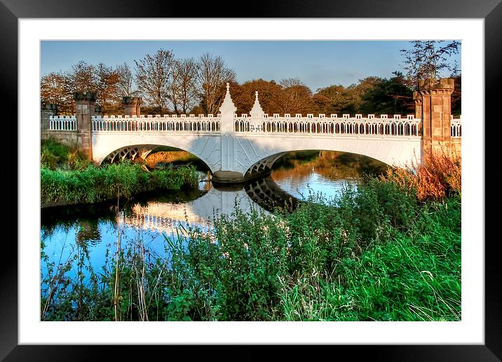 Tournament Bridge Framed Mounted Print by Valerie Paterson