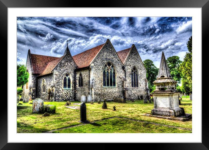 Orsett Church Essex England Framed Mounted Print by David Pyatt