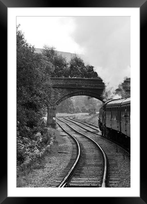 Full Steam Ahead Framed Mounted Print by Andy Heap