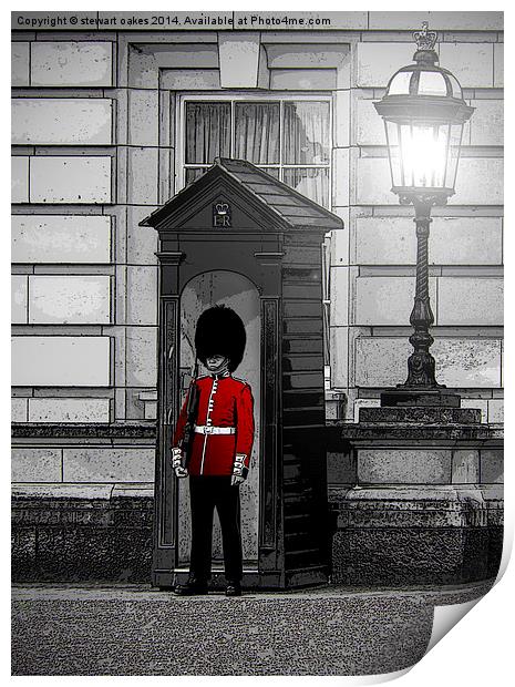 Queens Guard Print by stewart oakes