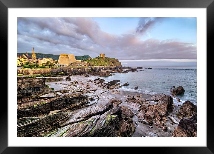 Ilfracombe Sunrise Framed Mounted Print by Dave Wilkinson North Devon Ph