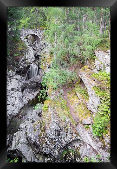 Falls of Bruar Framed Print by Keith Thorburn EFIAP/b