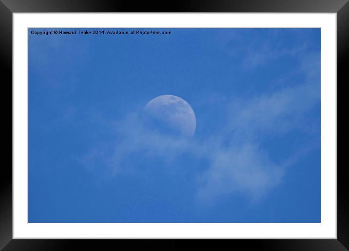 Afternoon Half Moon Framed Mounted Print by Howard Tenke
