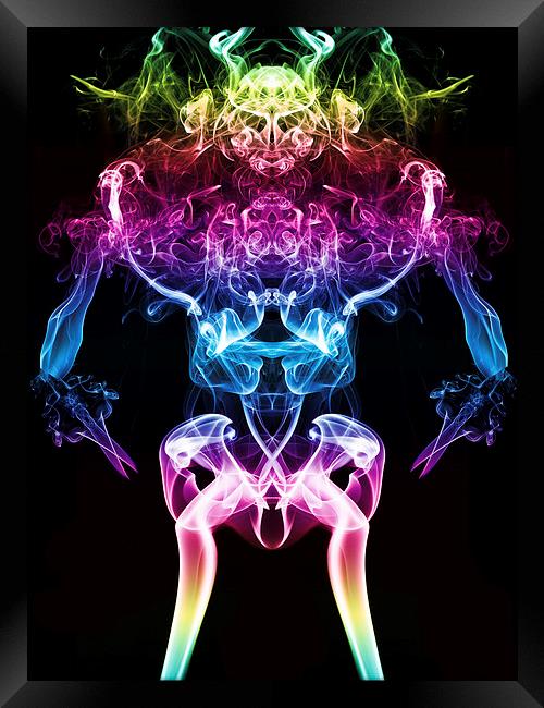 The Smoke Warrior Returns Framed Print by Steve Purnell