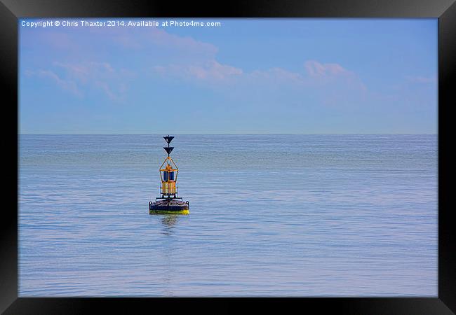 The Buoy Framed Print by Chris Thaxter