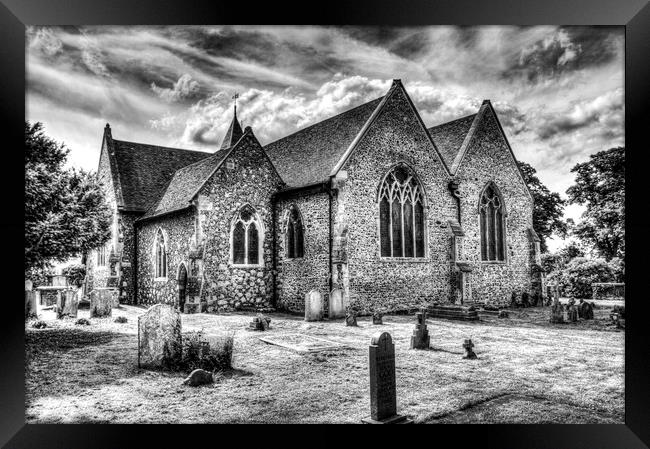 Orsett Church Essex England Framed Print by David Pyatt