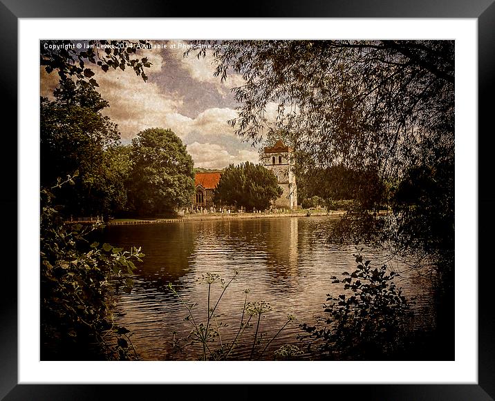 Over the Thames to Bisham Framed Mounted Print by Ian Lewis