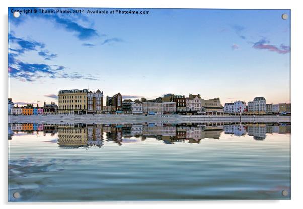 Margate by the sea Acrylic by Thanet Photos