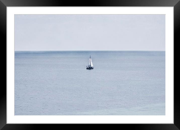 Sail Away Framed Mounted Print by Zoe Ferrie