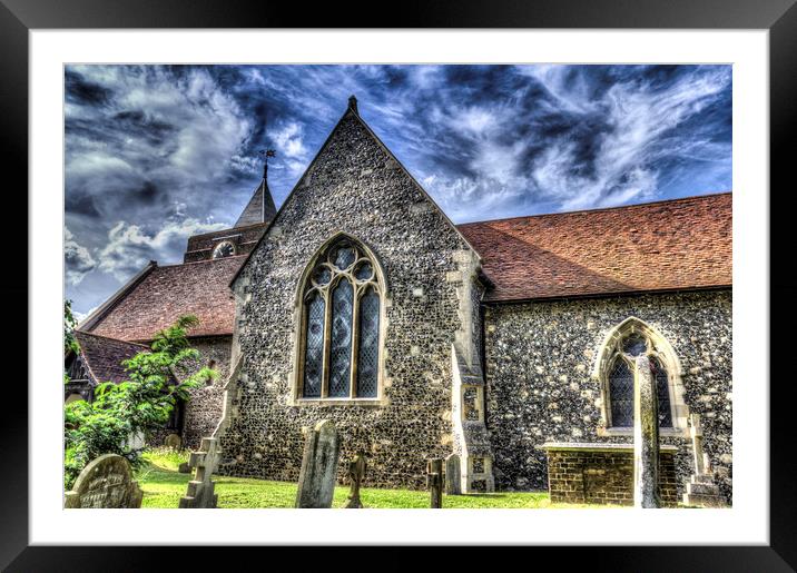 Orsett Church Essex England Framed Mounted Print by David Pyatt