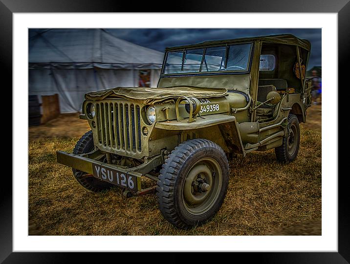 Willys Wonder Framed Mounted Print by Gareth Burge Photography