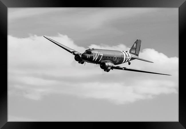 Douglas C-47 Skytrain Whiskey 7 Framed Print by Gary Eason