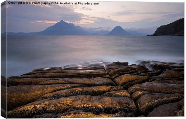 Elgol Canvas Print by R K Photography